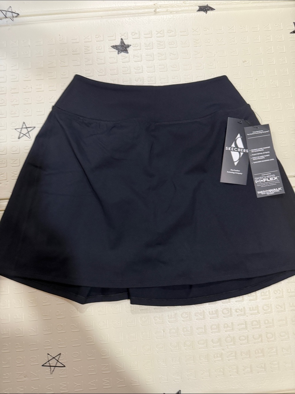 Skechers Women's Black Skater Pleated Tennis Skirt